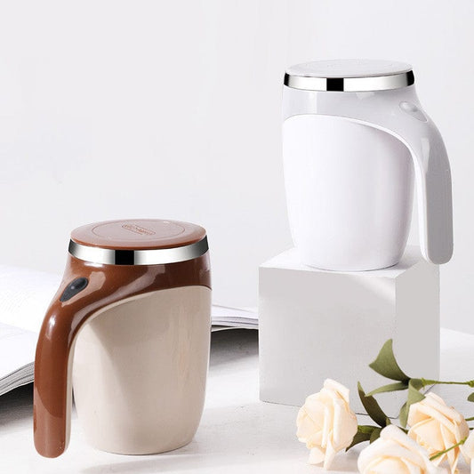 Electric Self-Stirring Cup with Rechargeable Feature for Effortless Mixing - Perfect for Coffee, Milkshakes, and More