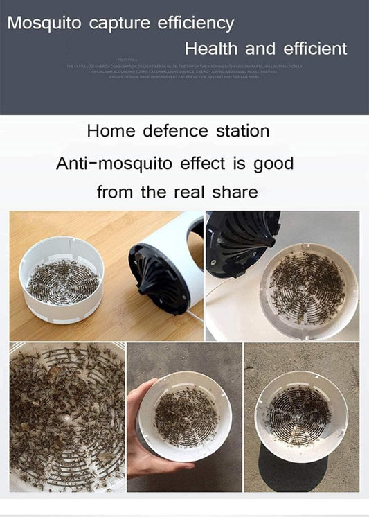 LED Mosquito Killer Lamp with Triple Threat Trap – Silent, Safe & Efficient Insect Zapper