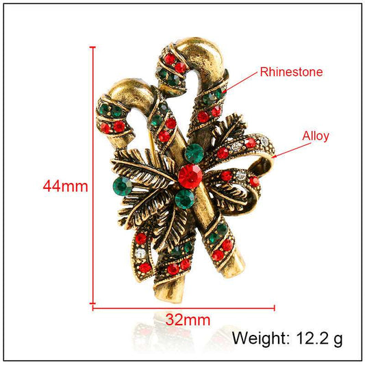 Festive Elegance Christmas Suit Pin Brooch for Stylish Celebrations