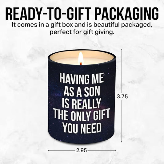 Son Funny Mother's Day Candle Gift10 Oz
