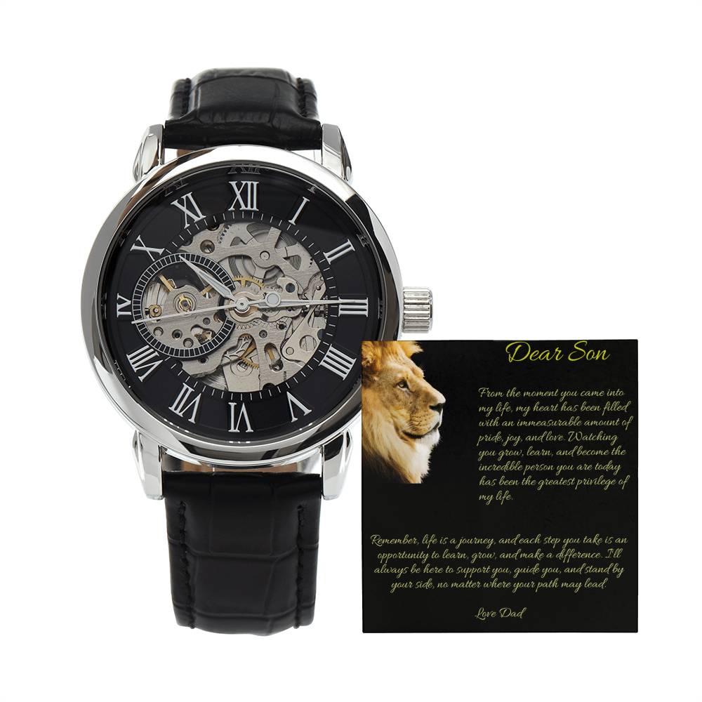 Gift to Son: The Men's Openwork Watch