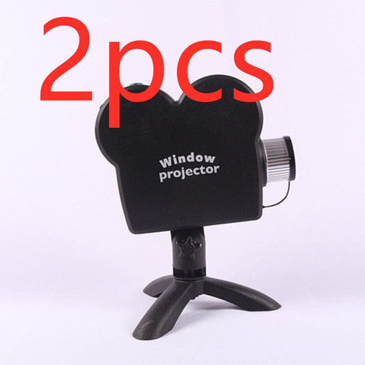 Black / US Holiday Laser Projector: 12 Movies, Indoor/Outdoor