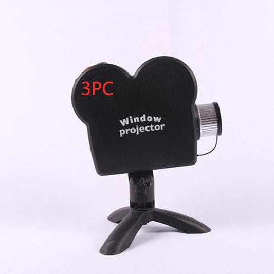 Black / US Holiday Laser Projector: 12 Movies, Indoor/Outdoor