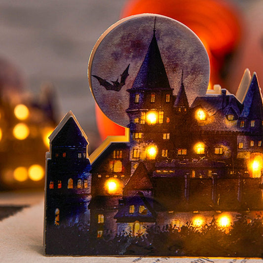 Castle Luminous Ornaments Led Luminous Ornaments Party Decoration Supplies Desktop