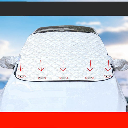 A Magnetic Anti Frost And Anti Freeze Snow Cover For Automobile Snow Gear In Winter