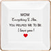 Mother's Day Ceramic Jewelry Tray Dish