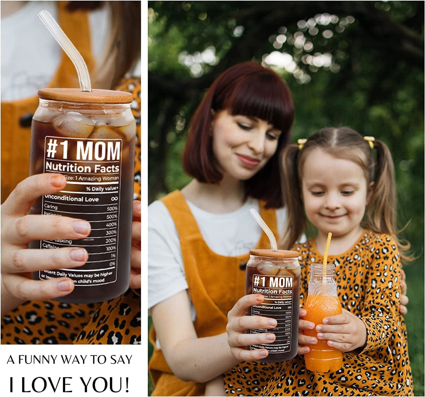 Best Mom Ever Mothers Day Gifts - 16 Oz Can Glass