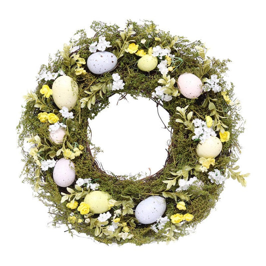 Nordic Easter Egg Simulation Garland Easter Decoration Door Pendant Accessories CJ Easter Egg Wreath