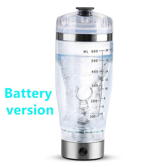 Battery / USB / 600ml Power Up Your Nutrition with the Electric Protein Shake Stirrer USB Charging Shaker Cup