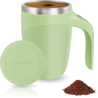 Revolutionary Magnetic Stirring Coffee Mug - Portable & Electric Stainless Steel Mixer Tumbler for Home, Office, and Travel