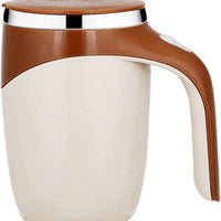Coffee (Battery Model) Revolutionary Magnetic Stirring Coffee Mug - Portable & Electric Stainless Steel Mixer Tumbler for Home, Office, and Travel