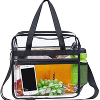 Clear PVC Tote Bag for Women β Stadium Approved Transparent Handbag