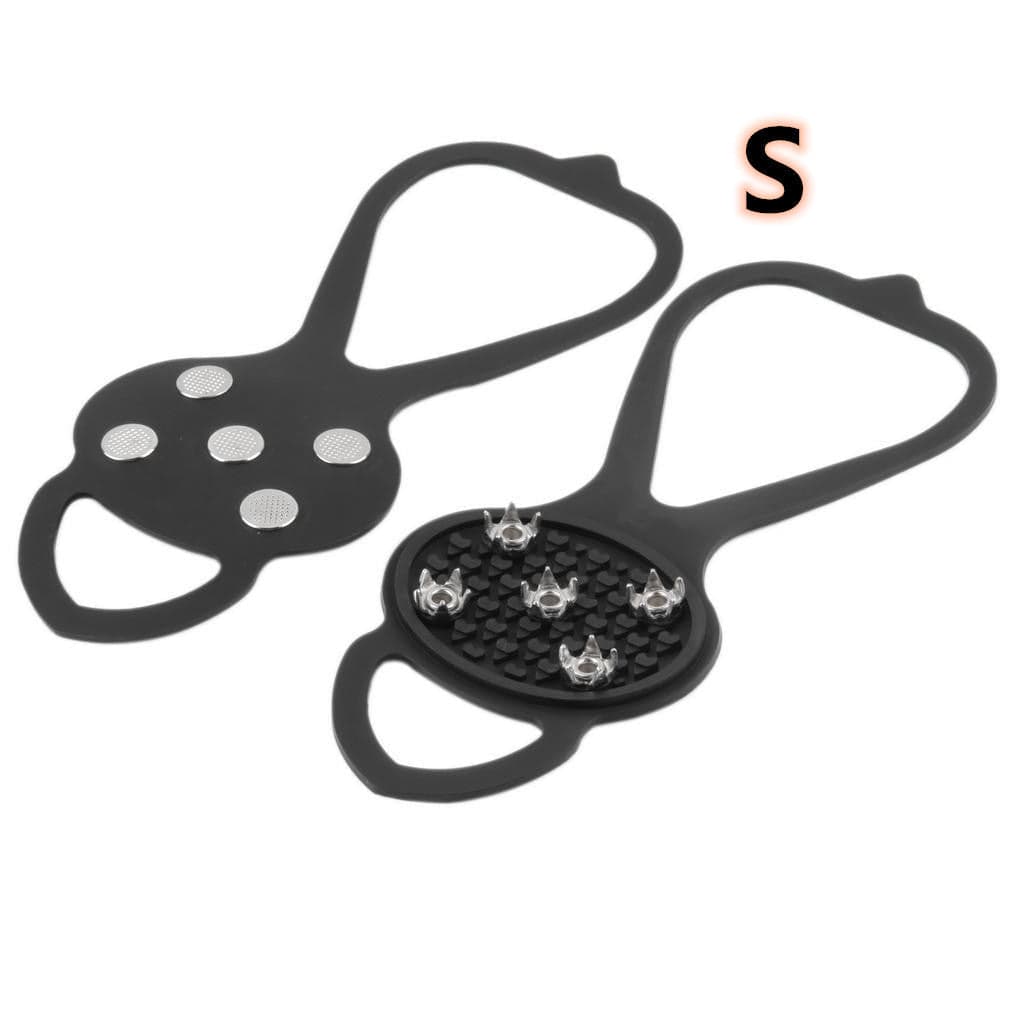 Silicone Climbing Non-Slip Shoe Grip Accessories CJ Black 10 set