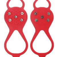 Silicone Climbing Non-Slip Shoe Grip Accessories CJ Red L