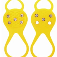 Yellow L Silicone Climbing Non-Slip Shoe Grip