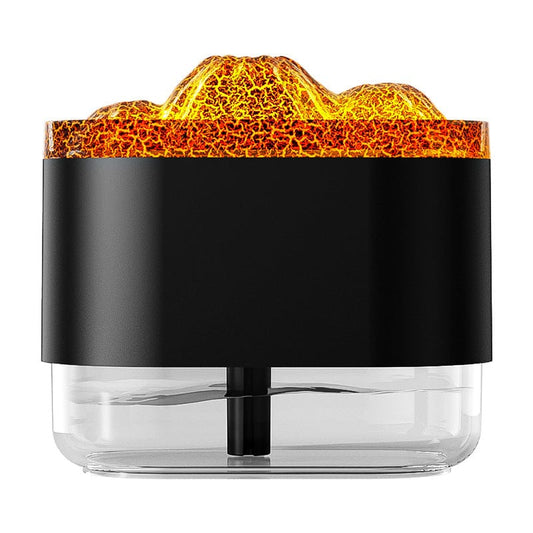 Simulation Volcano Humidifier with USB Convenience Home & Garden CJ Volcano Black USB