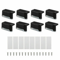 Solar-Powered LED Deck Lights - Outdoor Bright Lighting for Garden, Patio, Pathway, Stairs & Fence