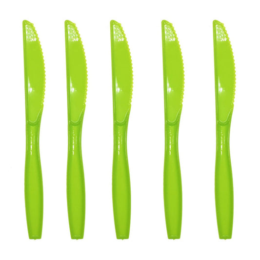 St. Patrick's Day Decorations: Lucky Clover Hat, Irish Shamrock Banner, Cups, and Plates for a Happy St. Patrick's Day Irish Party Accessories CJ Dark green knife 10PCS
