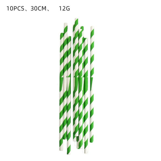 St. Patrick's Day Decorations: Lucky Clover Hat, Irish Shamrock Banner, Cups, and Plates for a Happy St. Patrick's Day Irish Party Accessories CJ Green stripe pipette 10PCS