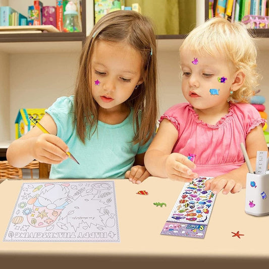 Thanksgiving Coloring Placemats for Kids(20 Sheets)  ebasketonline
