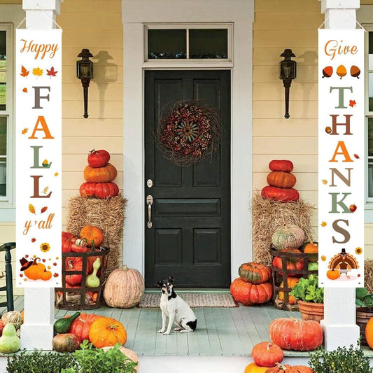 Thanksgiving Curtain Banner The Perfect Background Decoration Gifts CJ