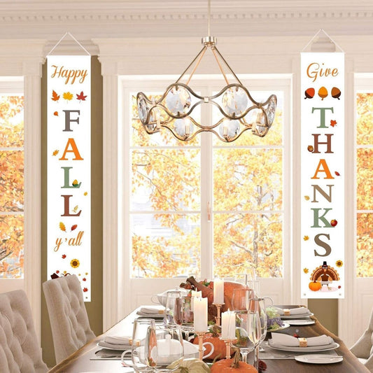 Thanksgiving Curtain Banner The Perfect Background Decoration Gifts CJ