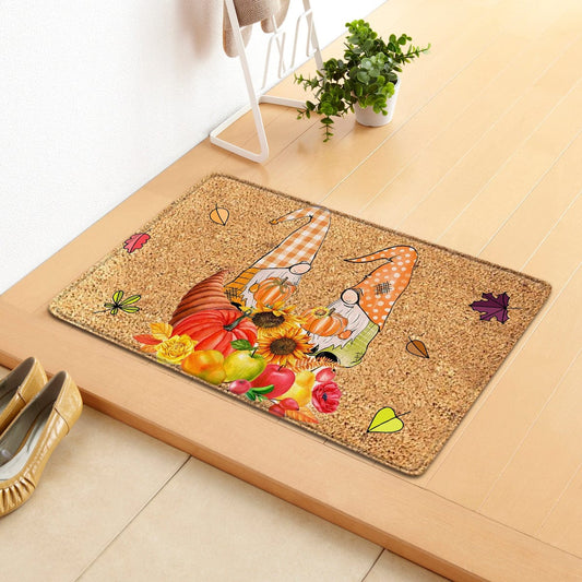 Thanksgiving Dwarf Pattern Floor Rug: A Cozy and Skid-Resistant Home Accent Gifts CJ Autumn 40X60