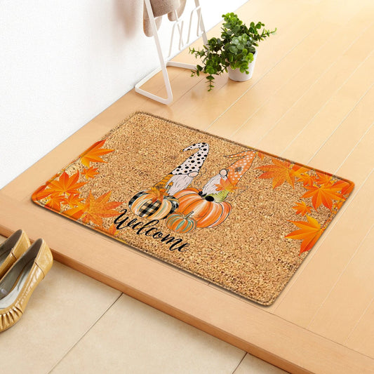 Thanksgiving Dwarf Pattern Floor Rug: A Cozy and Skid-Resistant Home Accent Gifts CJ Autumn Welcome 40X60