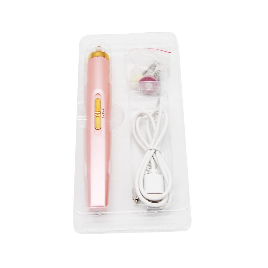 Ultimate Manicure Machine Set: Five-in-one Cordless USB Rechargeable Electric Nail Drill Polisher with LED Skincare Almandine