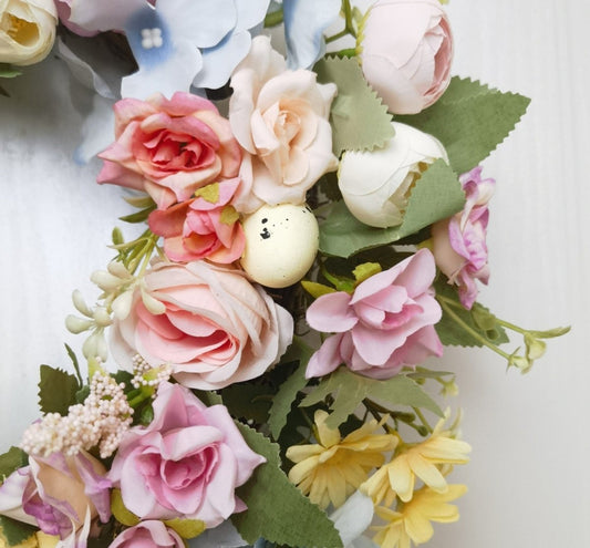 Valentine Easter Rose Tea Bag Hydrangea Wreath Accessories CJ