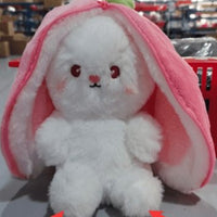 Wanghong Cute Strawberry Rabbit Doll Plush Toy with Transforming Feature Accessories CJ Strawberry 18cm 3PCS