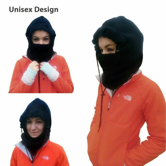 Windproof Fleece Neck Winter Warm Balaclava Ski Full Face Mask for Cold Weather  ebay