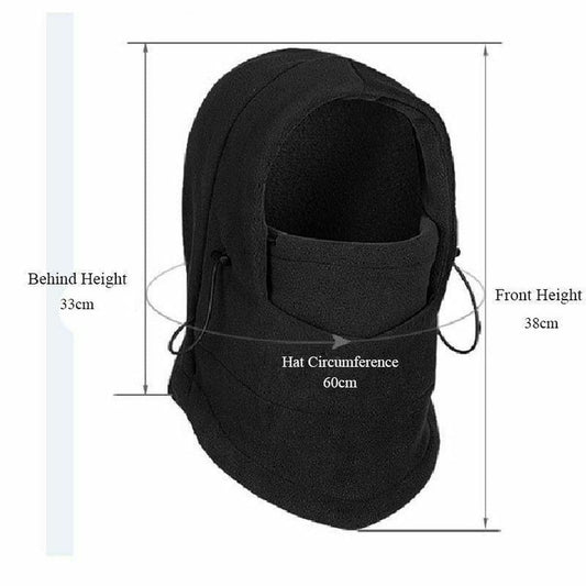 Windproof Fleece Neck Winter Warm Balaclava Ski Full Face Mask for Cold Weather  ebay