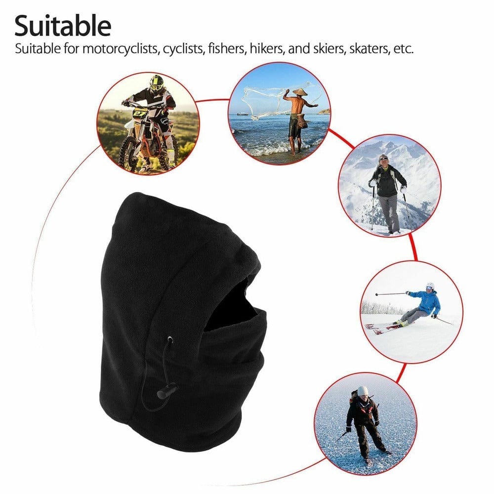 Windproof Fleece Neck Winter Warm Balaclava Ski Full Face Mask for Cold Weather  ebay