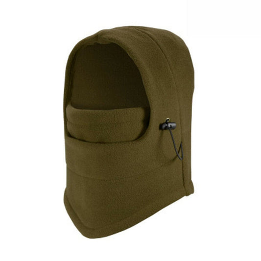 Windproof Fleece Neck Winter Warm Balaclava Ski Full Face Mask for Cold Weather  ebay Army Green