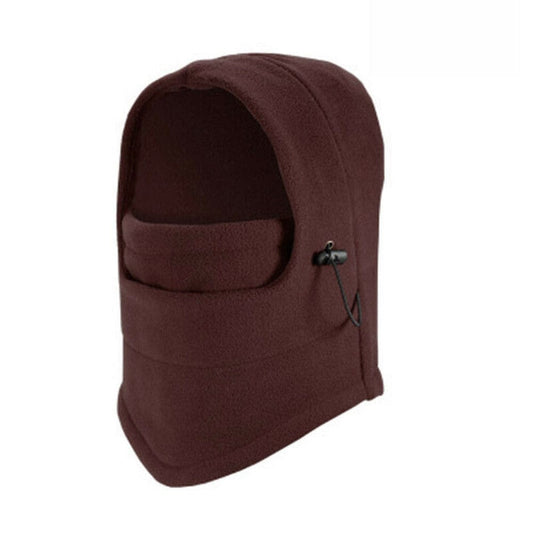 Windproof Fleece Neck Winter Warm Balaclava Ski Full Face Mask for Cold Weather  ebay Coffee