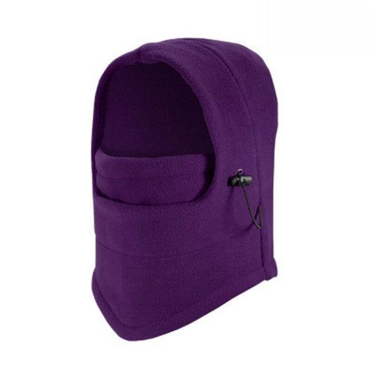 Windproof Fleece Neck Winter Warm Balaclava Ski Full Face Mask for Cold Weather  ebay Purple