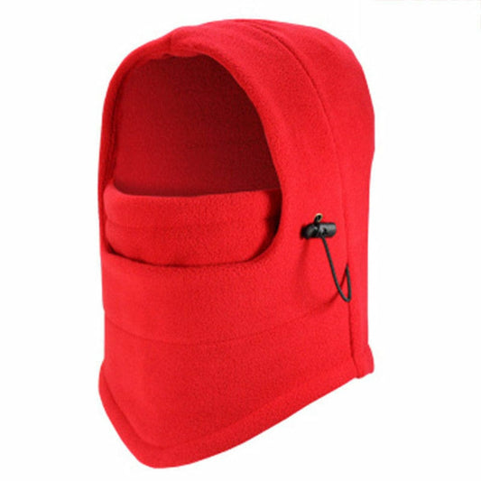 Windproof Fleece Neck Winter Warm Balaclava Ski Full Face Mask for Cold Weather  ebay Red