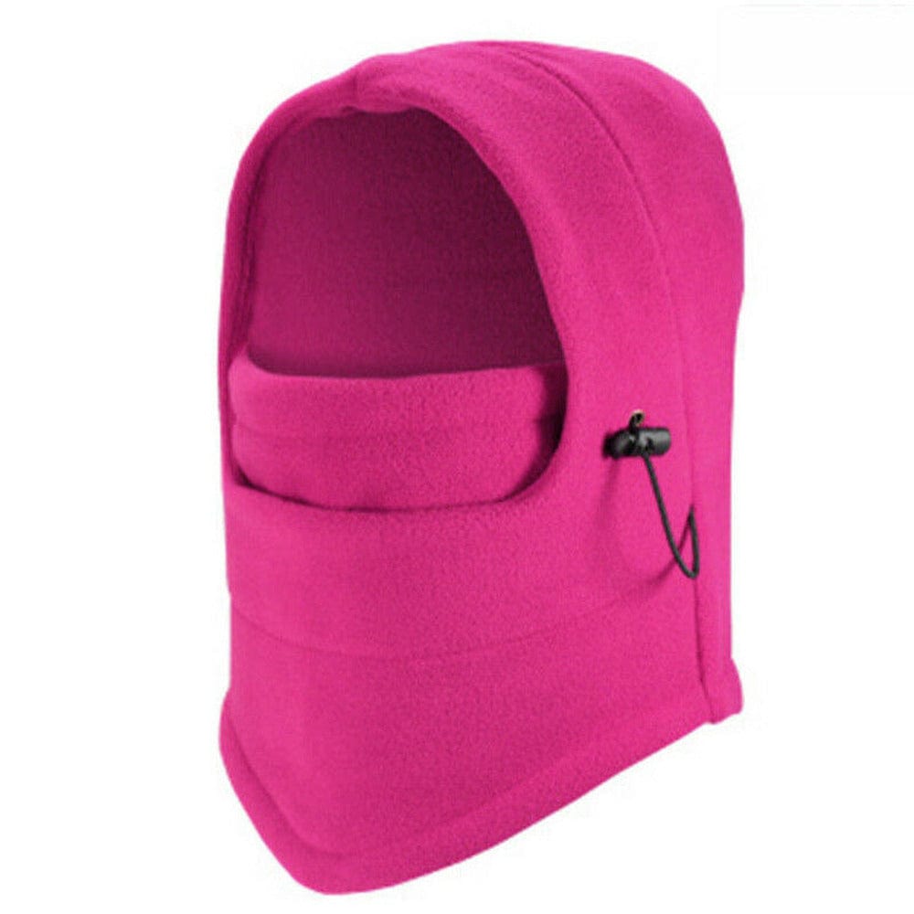 Windproof Fleece Neck Winter Warm Balaclava Ski Full Face Mask for Cold Weather  ebay Rose Red