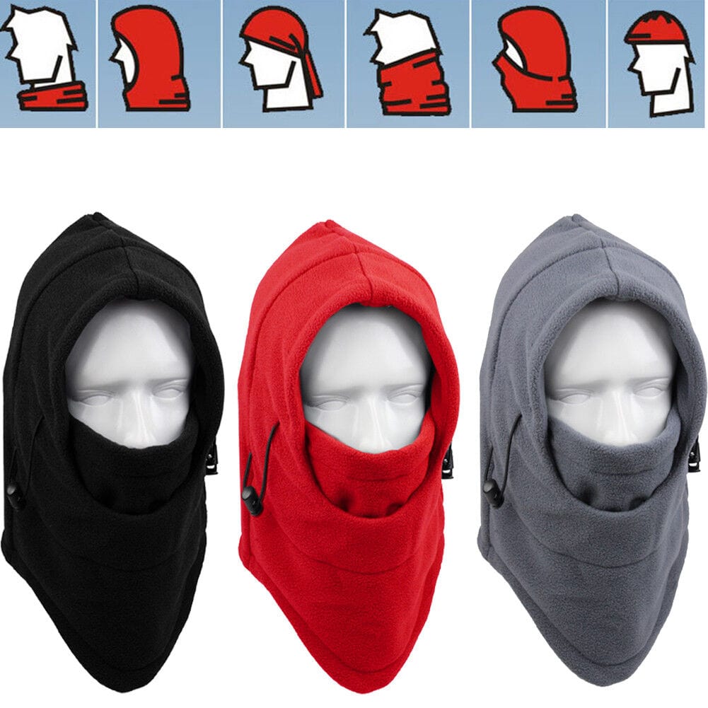 Winter Ready: Unisex Warm Balaclava Hat for Men and Women - Motorcycle, Skiing, Face Mask, Fleece Hood Cap ebay