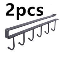 Wrought Iron Seamless Nail-Free Hook: Fashionable Home Organization Solution Home & Garden Pink Lucy Black 2pcs