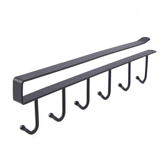 Wrought Iron Seamless Nail-Free Hook: Fashionable Home Organization Solution Home & Garden Pink Lucy Black