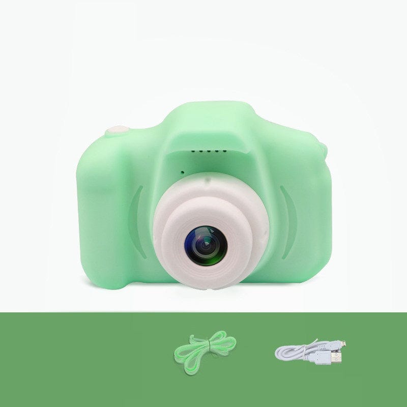 X2 HD Mini Cartoon Kids Digital Camera Accessories CJ X2Green USB