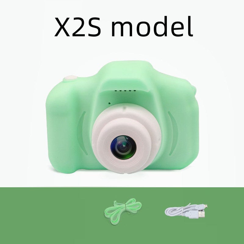 X2 HD Mini Cartoon Kids Digital Camera Accessories CJ X2SGreen USB