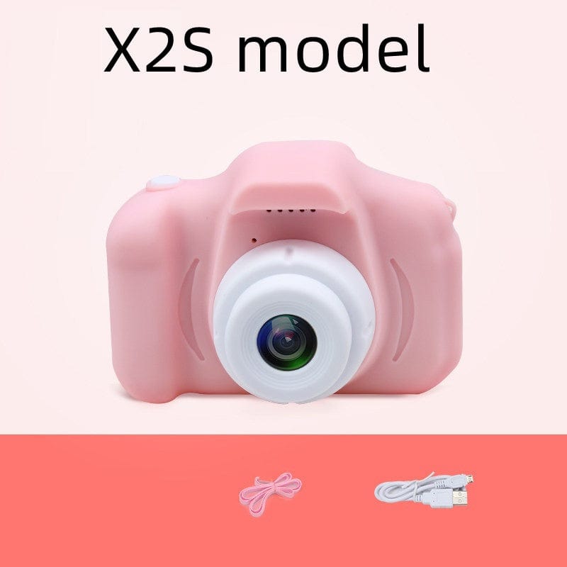 X2 HD Mini Cartoon Kids Digital Camera Accessories CJ X2SPink USB