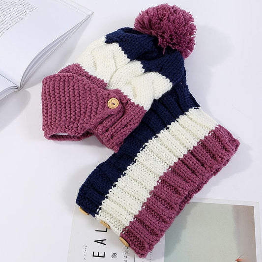 Ymsaid Fashion Winter Hat Thickened Cotton Women's Hat Warm PomPoms Hats For Women Girl Knitted Beanies Female Skiing Cap Pets CJ