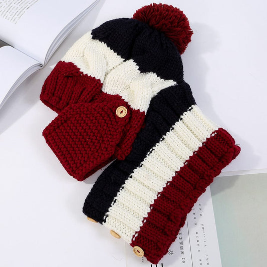 Ymsaid Fashion Winter Hat Thickened Cotton Women's Hat Warm PomPoms Hats For Women Girl Knitted Beanies Female Skiing Cap Pets CJ