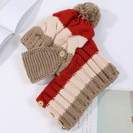 Ymsaid Fashion Winter Hat Thickened Cotton Women's Hat Warm PomPoms Hats For Women Girl Knitted Beanies Female Skiing Cap Pets CJ