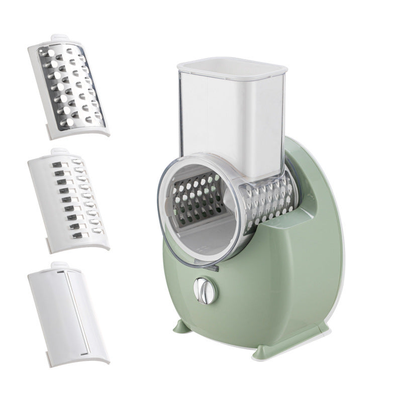 Electric Vegetable Slicer: Multifunctional Potato & Carrot Cutter, Shredder, and Grater