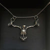 Retro Skull Necklace for Halloween Costume